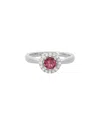 Diamond Select Cuts 14k Diamond .11 Ct & .46 Ct. Tourmaline Ring