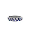 Diamond Select Cuts 14k 1.40 Ct. Tw. Sapphire Ring In Transparent