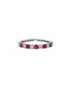 Diamond Select Cuts 14k Diamond .32 Ct. & .45 Ct Ruby Ring