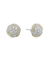Diamond Select Cuts 14k Two-tone 0.71 Ct. Tw. Diamond Rosette Studs