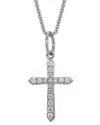 Diamond Select Cuts 14k Diamond Cross Necklace