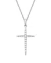 Diamond Select Cuts 14k 0.11 Ct. Tw. Diamond Cross Necklace