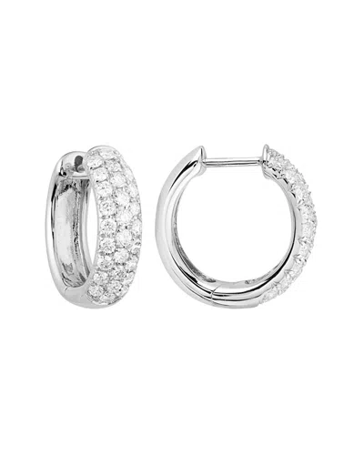 Diamond Select Cuts 14k Diamond Earrings 1.04 Ct. In Transparent