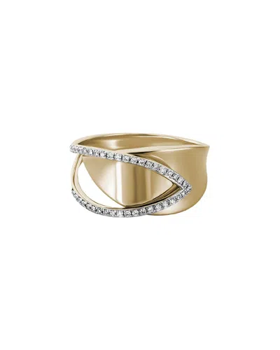 Diamond Select Cuts 14k Diamond Half-eternity Ring .11 Ct. In Gold