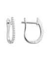 Diamond Select Cuts 14k 0.09 Ct. Tw. Diamond Hoops