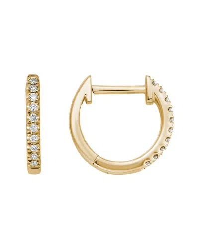 Diamond Select Cuts 14k Diamond Huggie Earrings 0.1 Ct. In Gold