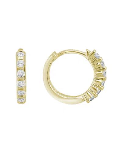 Diamond Select Cuts 14k 0.18 Ct. Tw. Diamond Huggie Earrings