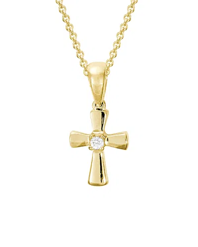 Diamond Select Cuts 14k Diamond Necklace 0.02 Ct. Tw. In Gold