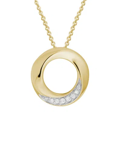 Diamond Select Cuts 14k Diamond Necklace 0.06 Ct. In Brown
