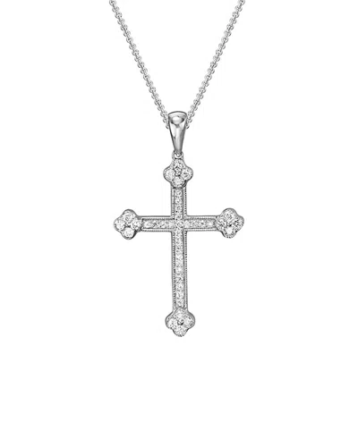 Diamond Select Cuts 14k Diamond Necklace 0.22 Ct. In Transparent