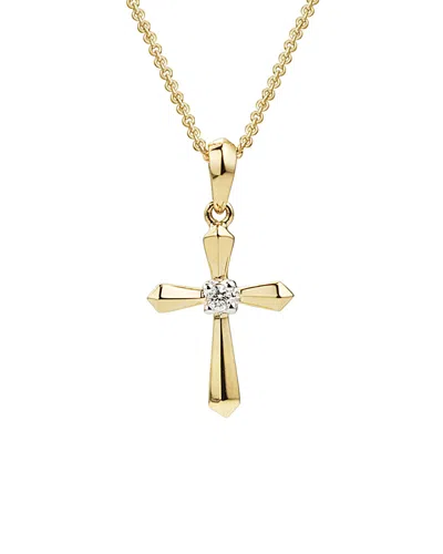 Diamond Select Cuts 14k Diamond Necklace .03 Ct. In Brown