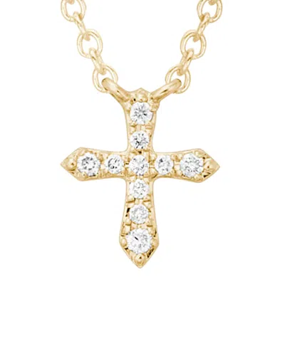 Diamond Select Cuts 14k Diamond Necklace .04 Ct. In Transparent