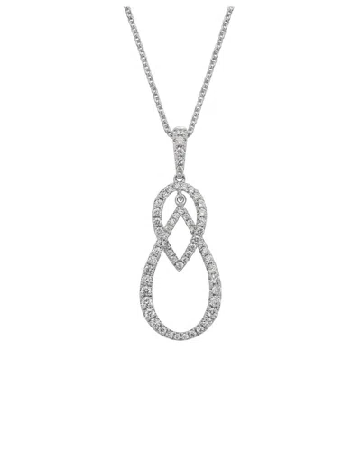 Diamond Select Cuts 14k Diamond Necklace 0.47 Ct. In Transparent