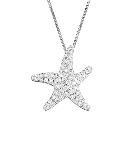 Diamond Select Cuts 14k Diamond Necklace 0.70 Ct. In Transparent