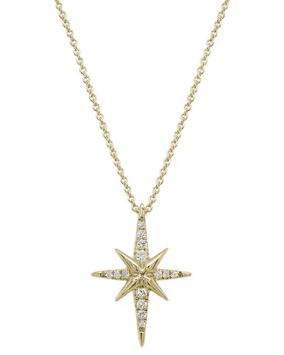 Diamond Select Cuts 14k Diamond Necklace .08 Ct. In Gold