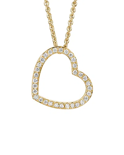 Diamond Select Cuts 14k Diamond Necklace .10 Ct. In Transparent
