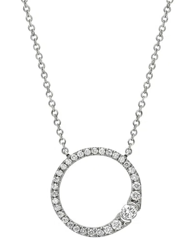 Diamond Select Cuts 14k Diamond Necklace0.26 Ct. Tw. In Silver