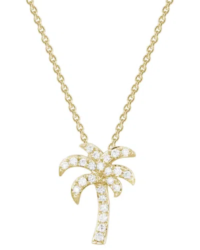 Diamond Select Cuts 14k 0.13 Ct. Tw. Diamond Palm Tree Necklace