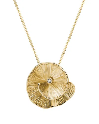 Diamond Select Cuts 14k Diamond Pendant Necklace 0.03 Ct. In Gold