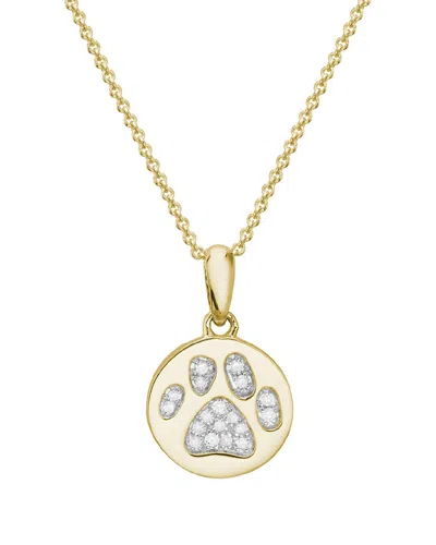Diamond Select Cuts 14k Diamond Pendant Necklace 0.06 Ct. In Gold