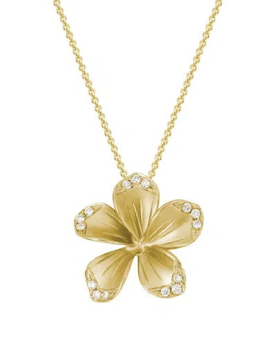 Diamond Select Cuts 14k Diamond Pendant Necklace 0.14 Ct. In Gold