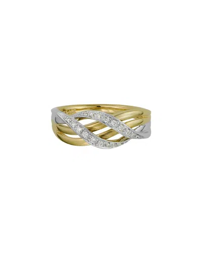 Diamond Select Cuts 14k Two-tone Diamond Ring