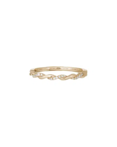 Diamond Select Cuts 14k Diamond Stacking Ring 0.06 Ct. In Gold