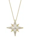 Diamond Select Cuts 14k 0.34 Ct. Tw. Diamond Star Necklace