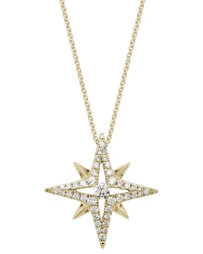 Diamond Select Cuts 14k 0.34 Ct. Tw. Diamond Star Necklace