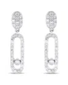 Diamond Select Cuts 14k Earring In White
