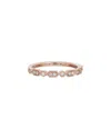 Diamond Select Cuts 14k Rose Gold 0.14 Ct. Tw. Diamond Stacking Ring