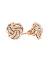 Diamond Select Cuts 14k Rose Gold 0.15 Ct. Tw. Diamond Earrings