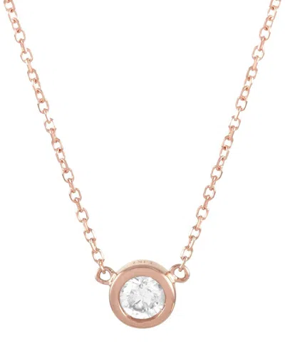 Diamond Select Cuts 14k Rose Gold 0.20 Ct. Tw. Diamond Pendant Necklace