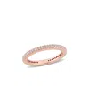 Diamond Select Cuts 14k Rose Gold Diamond Eternity Ring