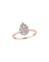 Diamond Select Cuts 14k Rose Gold 0.23 Ct. Tw. Diamond Ring