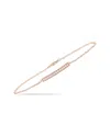 Diamond Select Cuts 14k Rose Gold 0.25 Ct. Tw. Diamond Bracelet