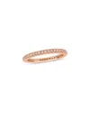 Diamond Select Cuts 14k Rose Gold 0.25 Ct. Tw. Diamond Eternity Ring