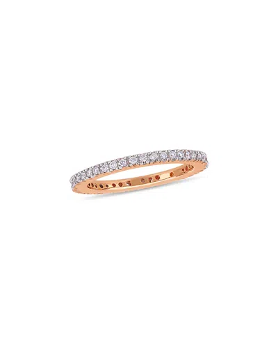 Diamond Select Cuts 14k Rose Gold 0.25 Ct. Tw. Diamond Eternity Ring