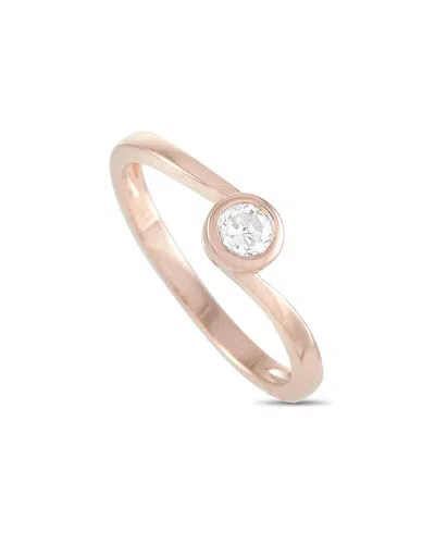 Diamond Select Cuts 14k Rose Gold 0.26 Ct. Tw. Diamond Ring In Pink