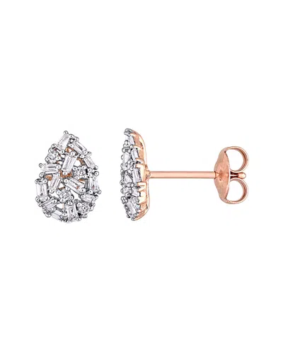 Diamond Select Cuts 14k Rose Gold 0.26 Ct. Tw. Diamond Studs