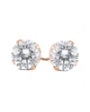 Diamond Select Cuts 14k Rose Gold Sselects 0.50 Ct. Tw. Diamond Studs