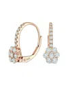 Diamond Select Cuts 14k Rose Gold 0.67 Ct. Tw. Diamond Dangle Earrings