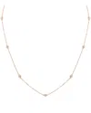 Diamond Select Cuts 14k Rose Gold 0.75 Ct. Tw. Diamond Necklace