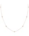 Diamond Select Cuts 14k Rose Gold 1.00 Ct. Tw. Diamond Necklace