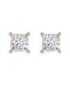 Diamond Select Cuts 14k Rose Gold Sselects 1.00 Ct. Tw. Diamond Studs