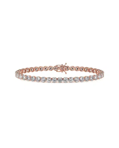Diamond Select Cuts 14k Rose Gold Sselects 10.00 Ct. Tw. Diamond Tennis Bracelet