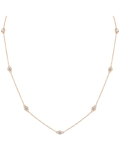 Diamond Select Cuts 14k Rose Gold 1.50 Ct. Tw. Diamond Necklace