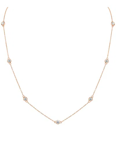 Diamond Select Cuts 14k Rose Gold 1.50 Ct. Tw. Diamond Necklace