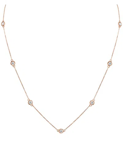 Diamond Select Cuts 14k Rose Gold 2.00 Ct. Tw. Diamond Necklace