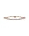 Diamond Select Cuts 14k Rose Gold Sselects 3.00 Ct. Tw. Diamond Tennis Bracelet